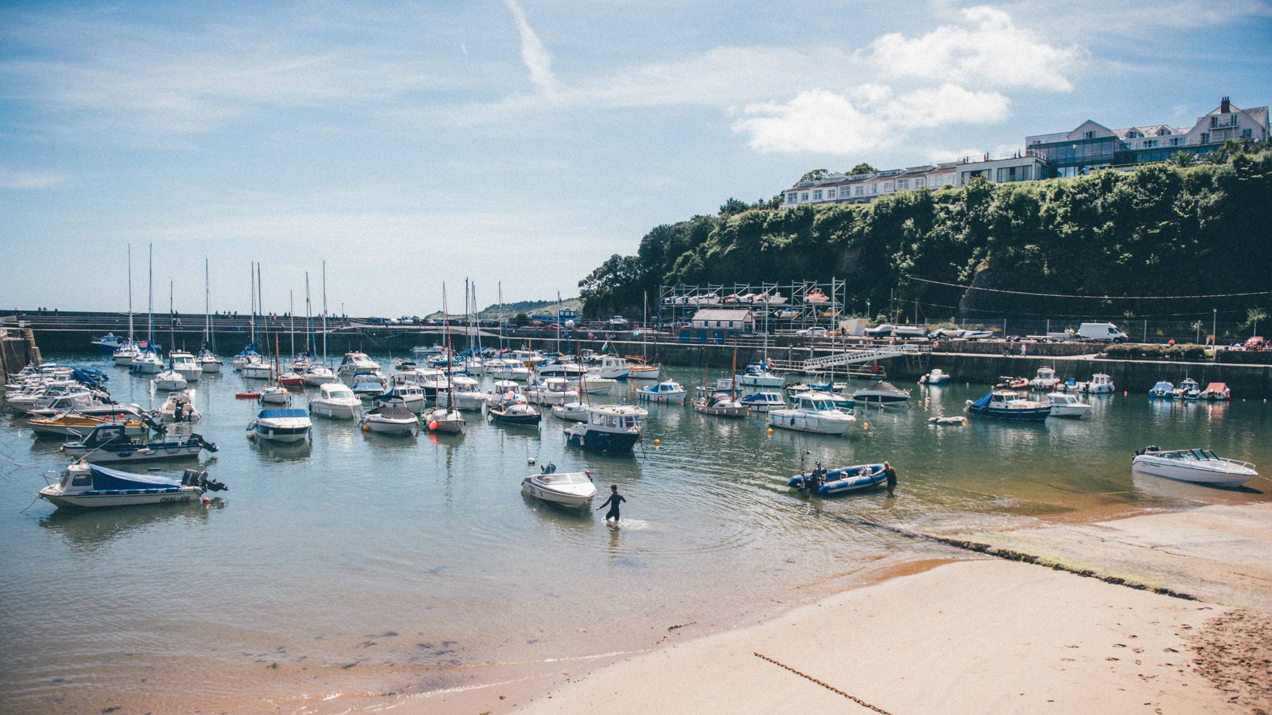 Saundersfoot fishing and boat trips with The Celtic Explorer and Cariad Y Môr Saundersfoot Harbour